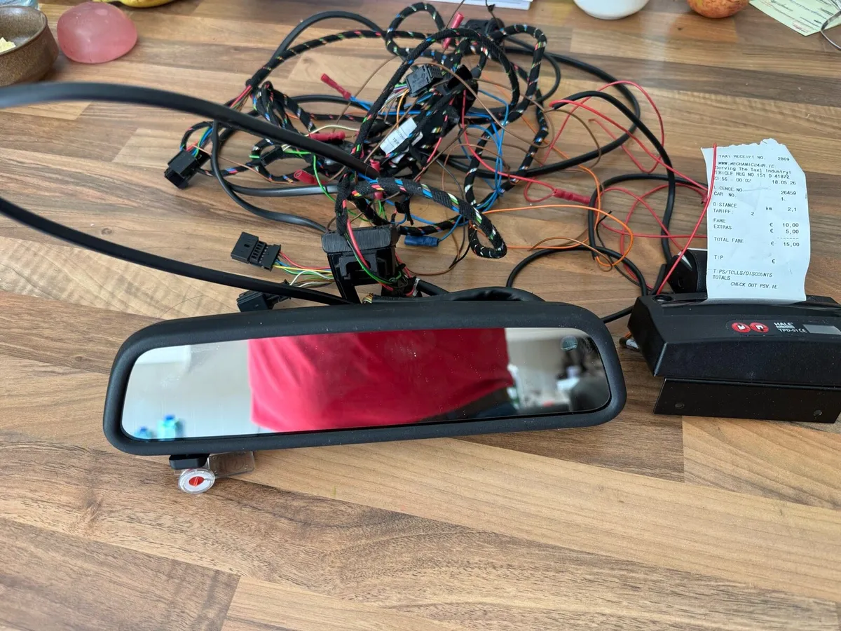 Hale Taxi Mirror meter and Printer with all cables - Image 1
