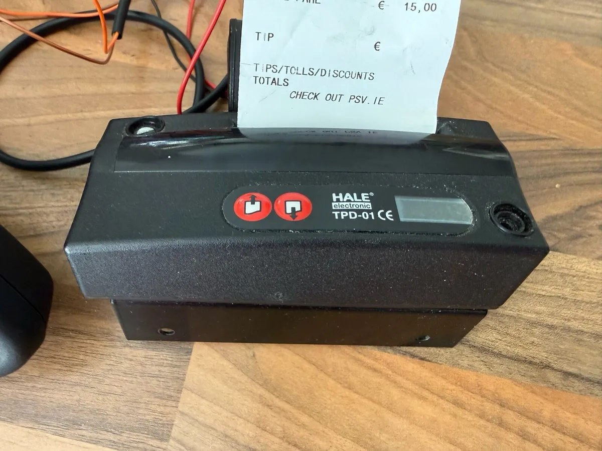 Hale Taxi Mirror meter and Printer with all cables - Image 4