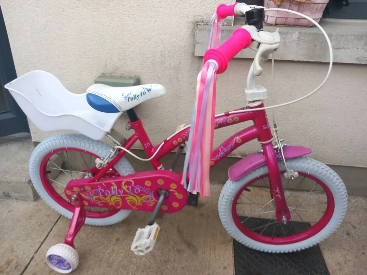 Kids polly bike size 16 inch wheels - Image 1
