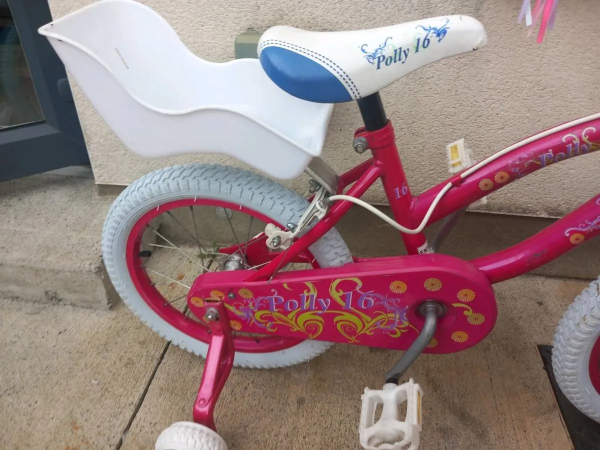 Kids polly bike size 16 inch wheels - Image 3