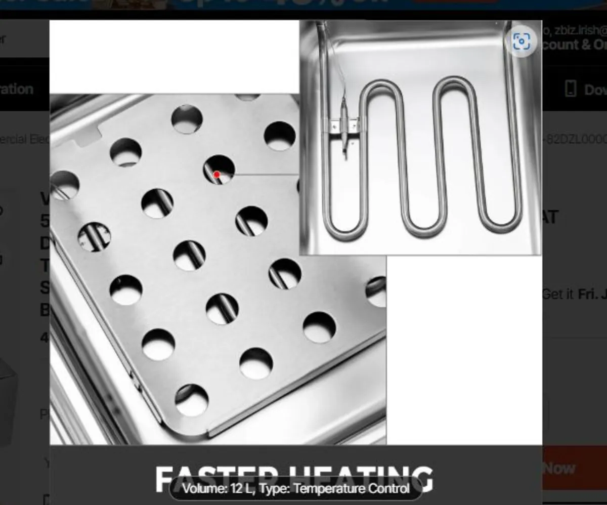 Stainless Steel Commercial Electric Deep Fryer - Image 4
