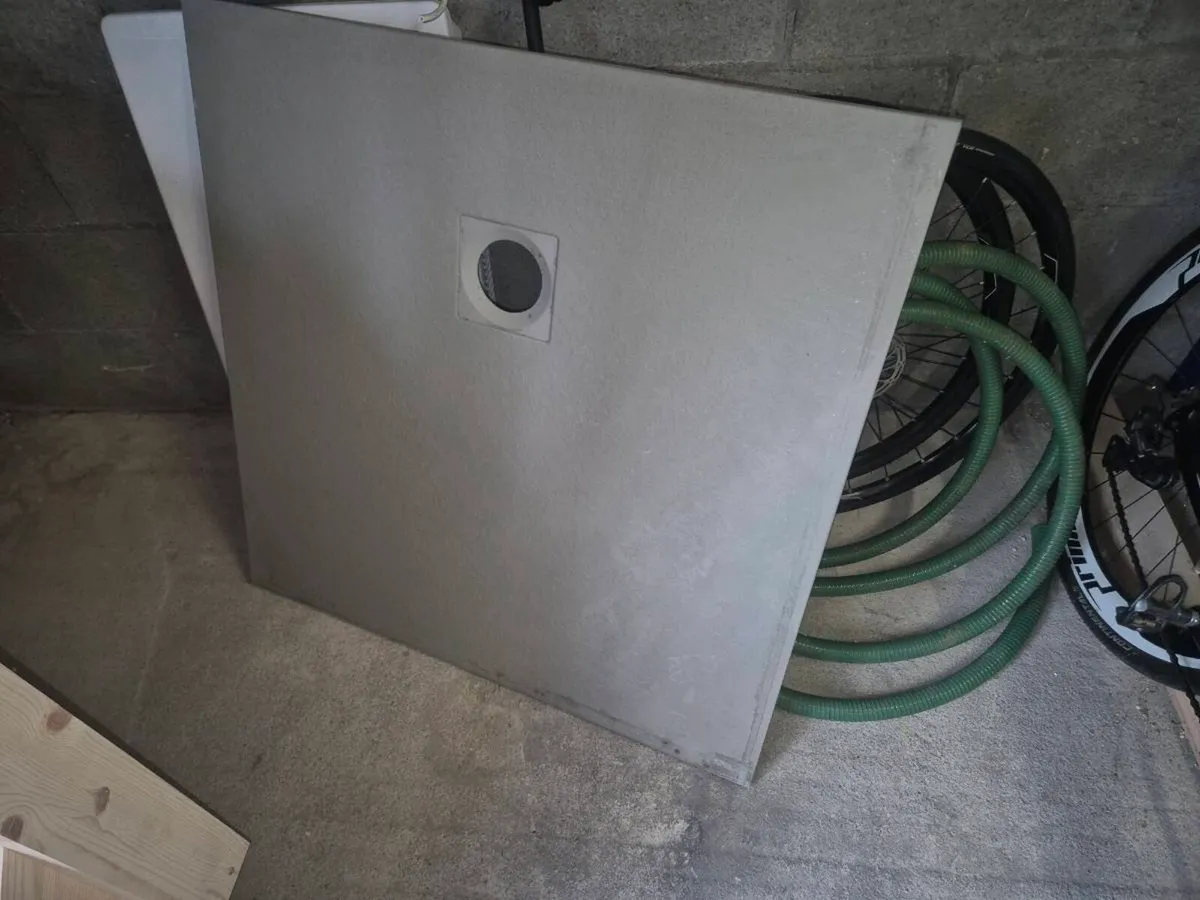 Slate shower tray