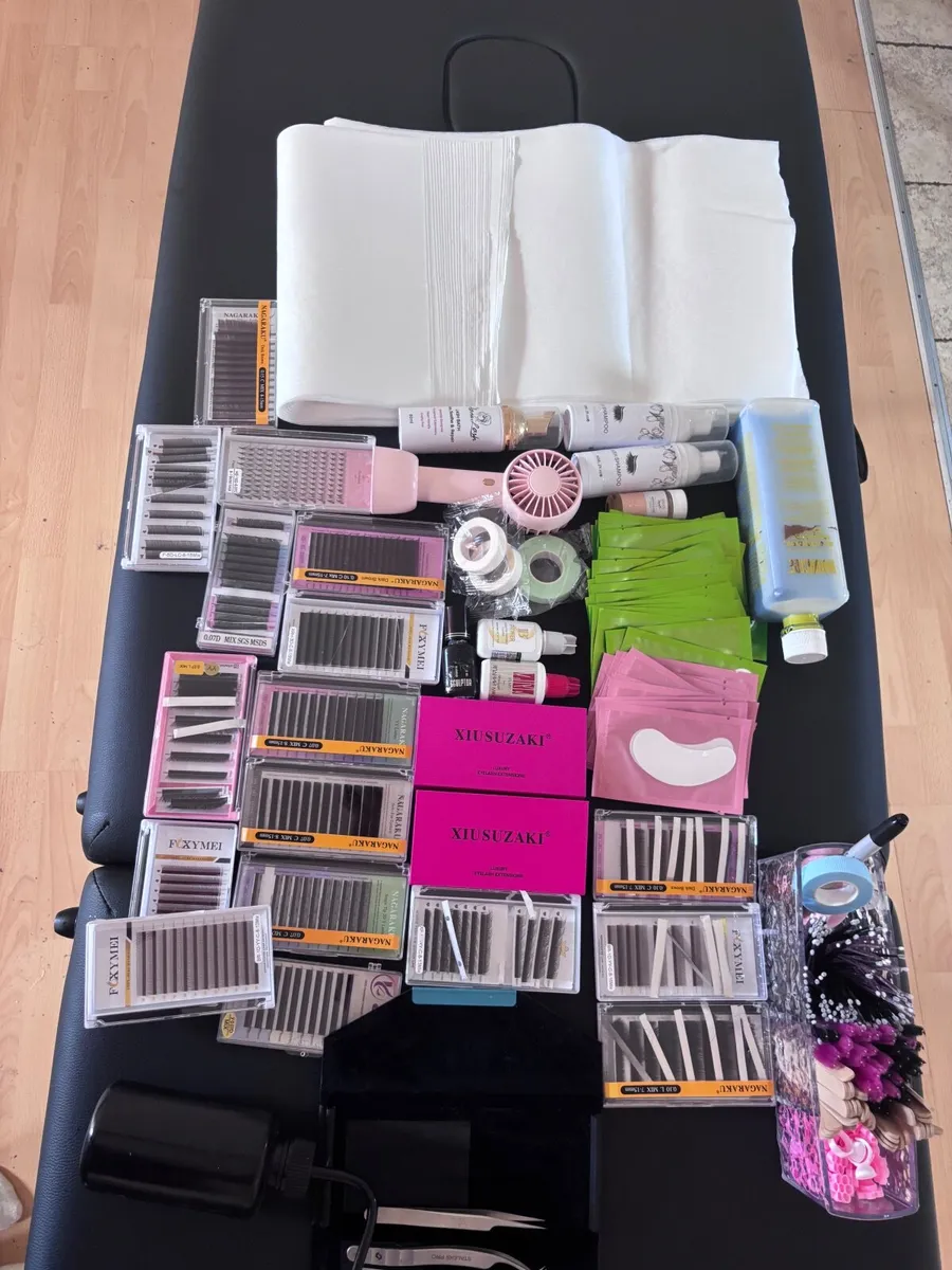 Lash Extension Supplies Bundle + Massage Table - Image 4