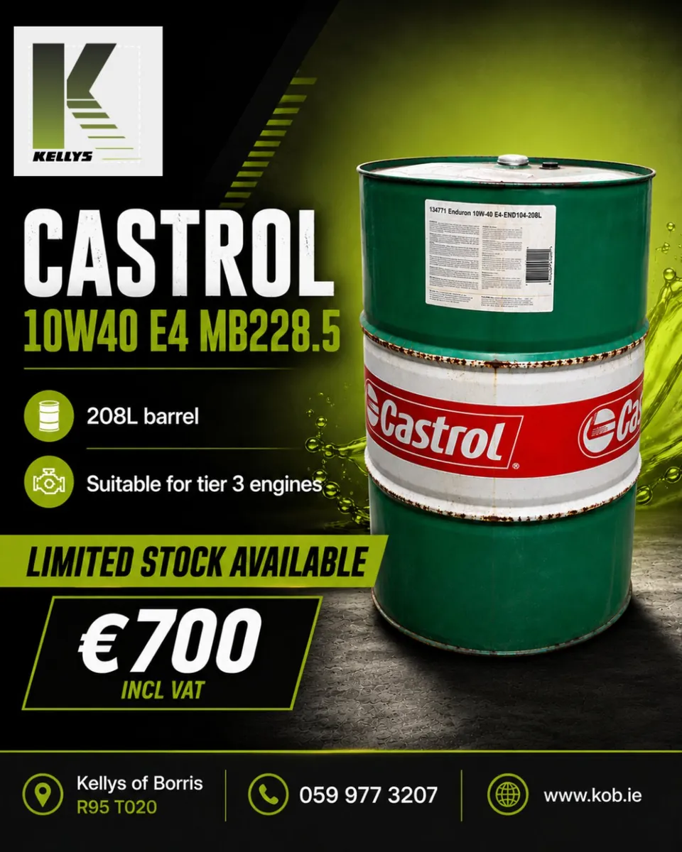 Castrol 208L barrels