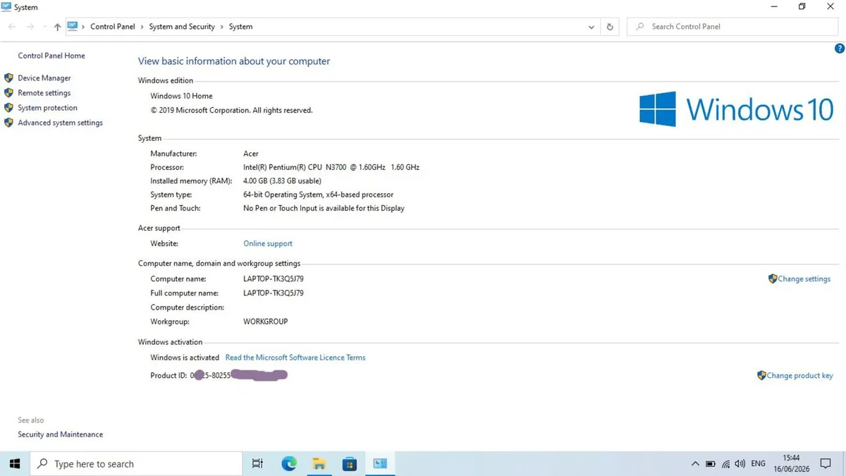 Acer Aspire ES15 Laptop | 1TB HDD | Mint Cond - Image 3