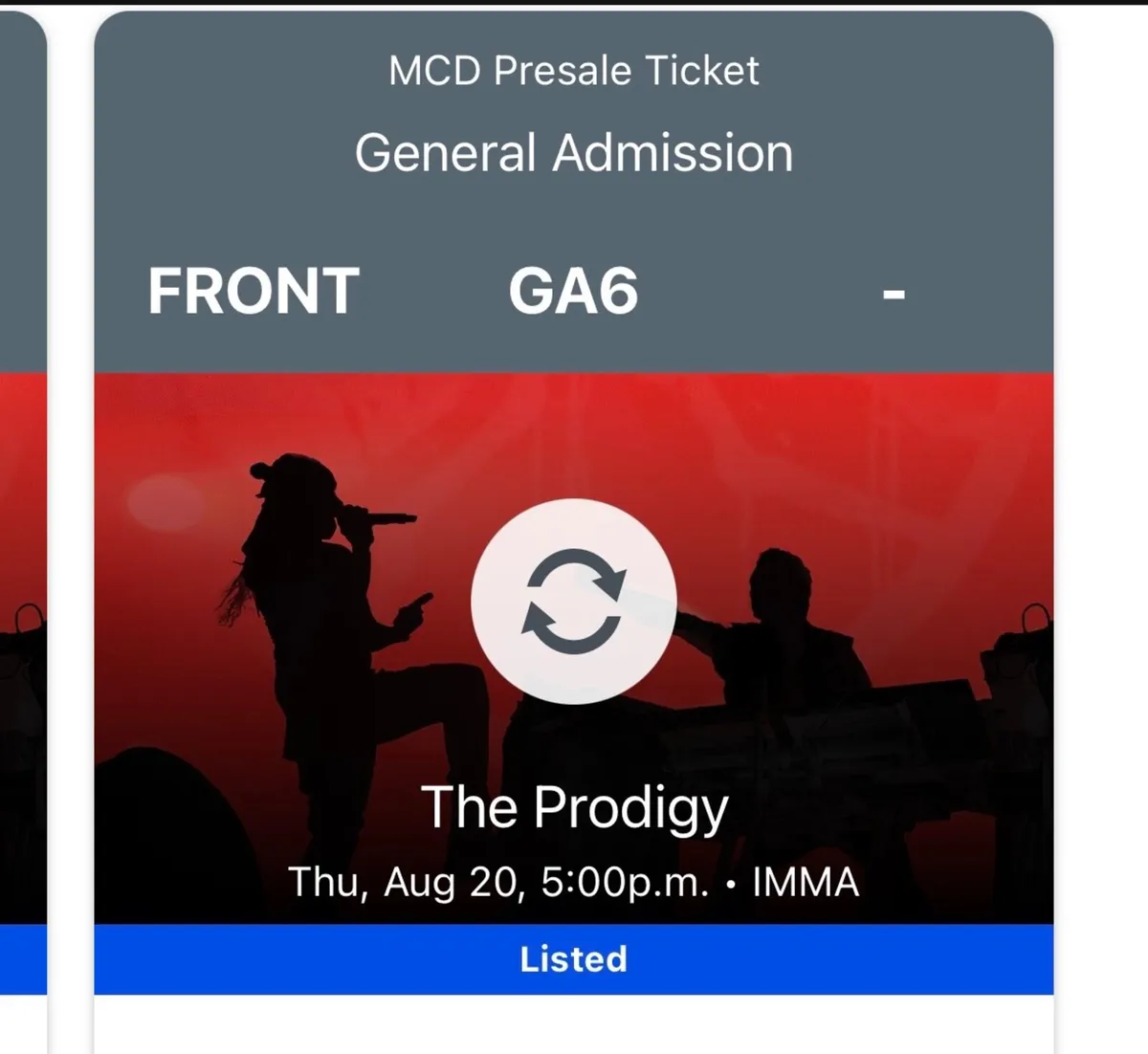 Tickets to the Prodigy - Image 1
