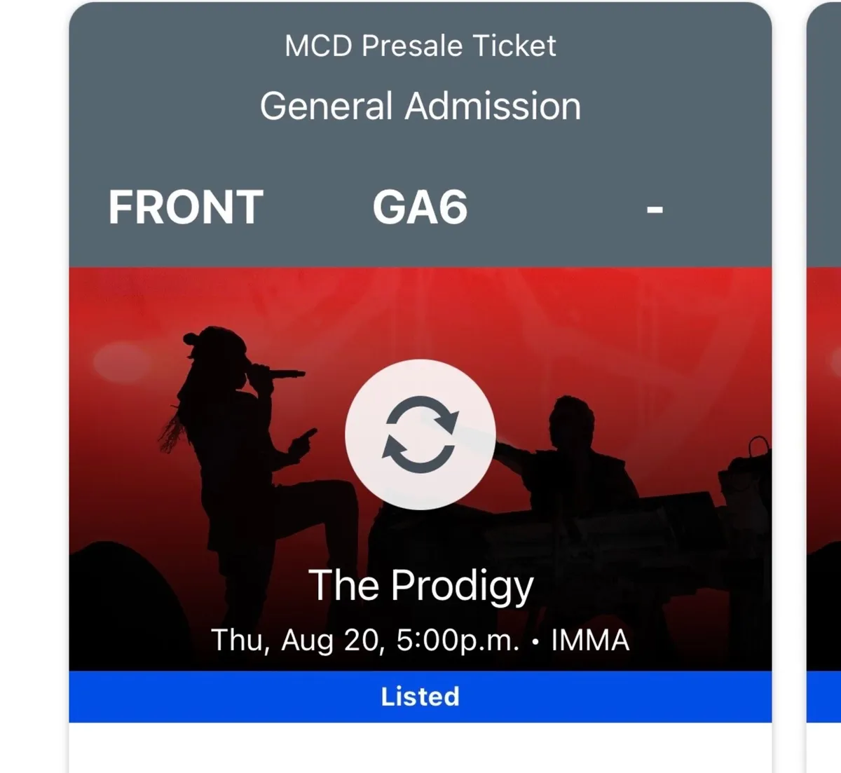 Tickets to the Prodigy - Image 2