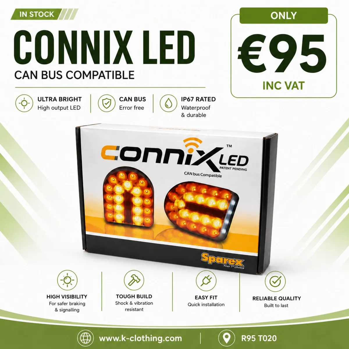 Sparex Connix Lighting Set – Wireless, Magnetic