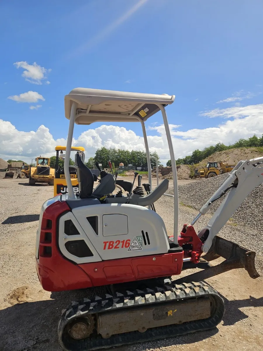 2023 Takeuchi TB216 1.6 ton Mini Digger - Image 1