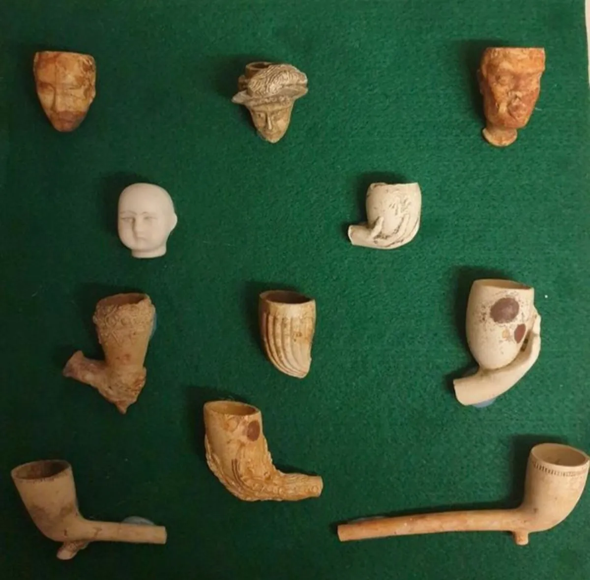 Antique Clay Pipes - Image 1