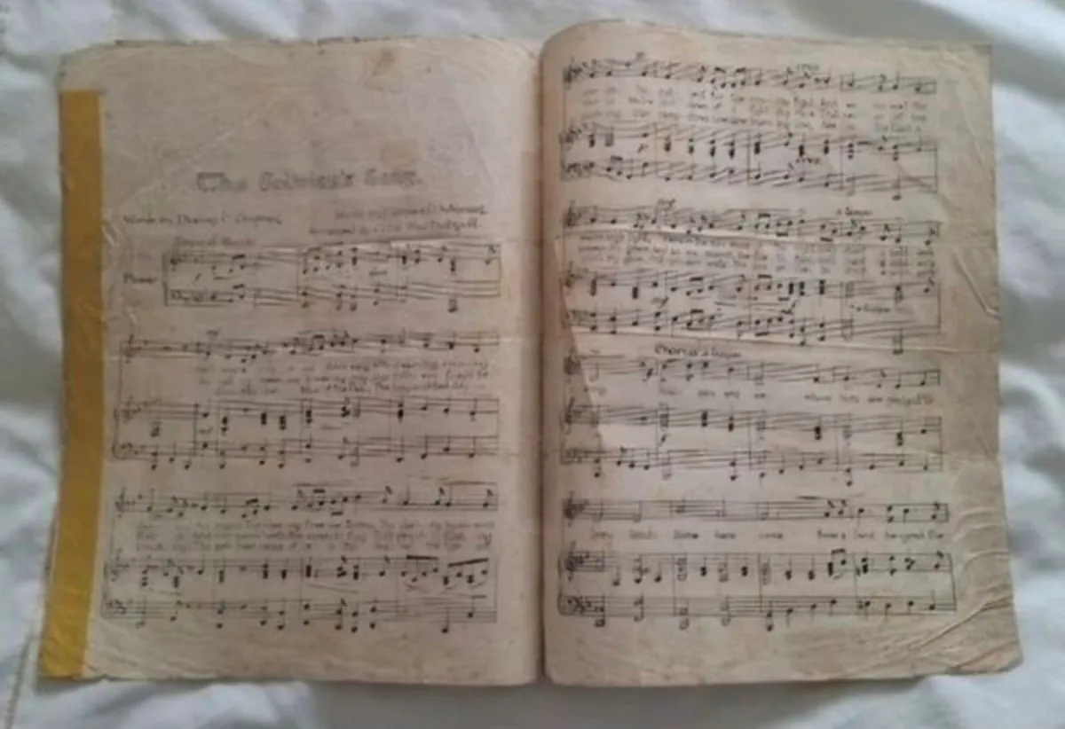 Original - 1916 - National Anthem Music Sheet - Image 3