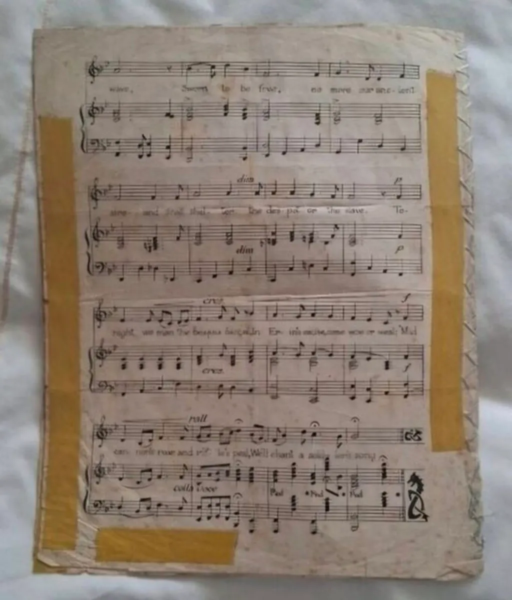 Original - 1916 - National Anthem Music Sheet - Image 4