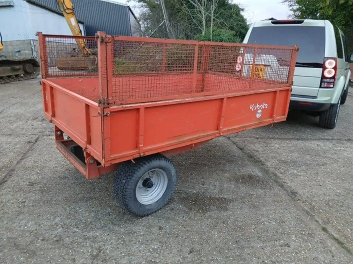 KUBOTA TIPPING  TRAILER - Image 1