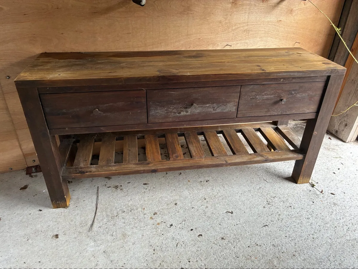 Walnut table - Image 1