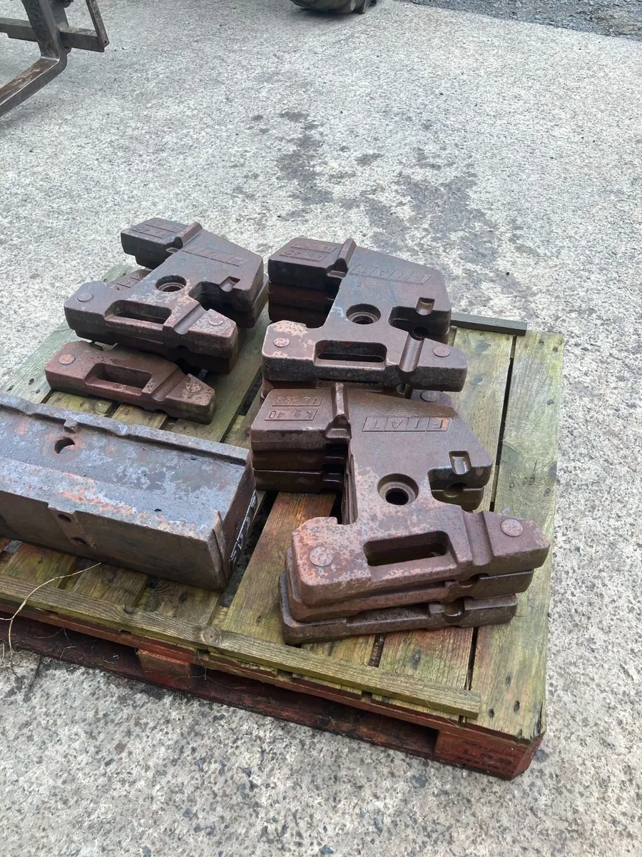 Fiat front weights and block - Image 3