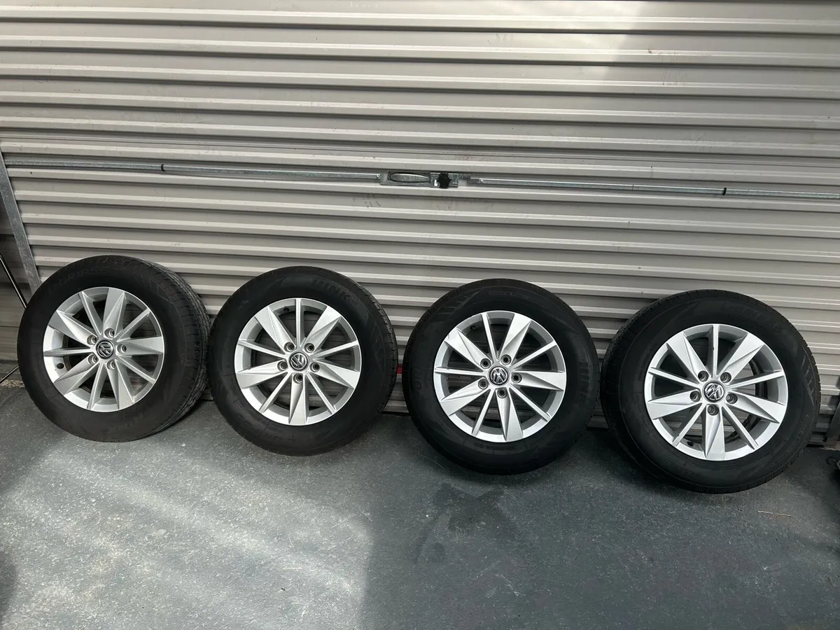 VW Alloys and new tyres - Image 1