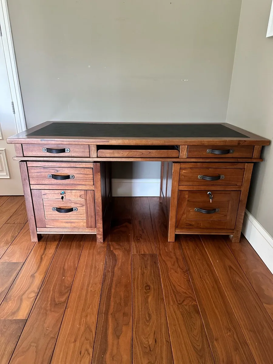 Desk & Pedestal - Image 1