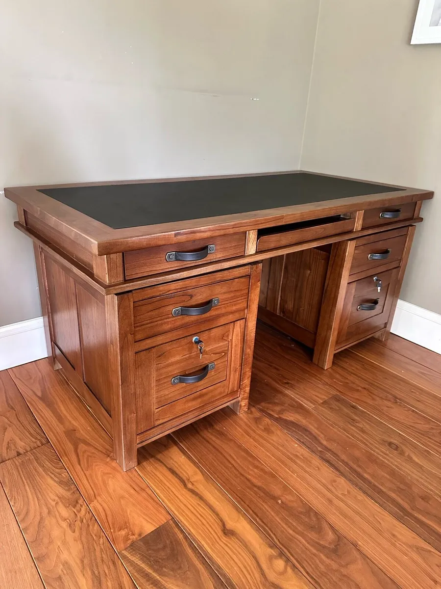 Desk & Pedestal - Image 2