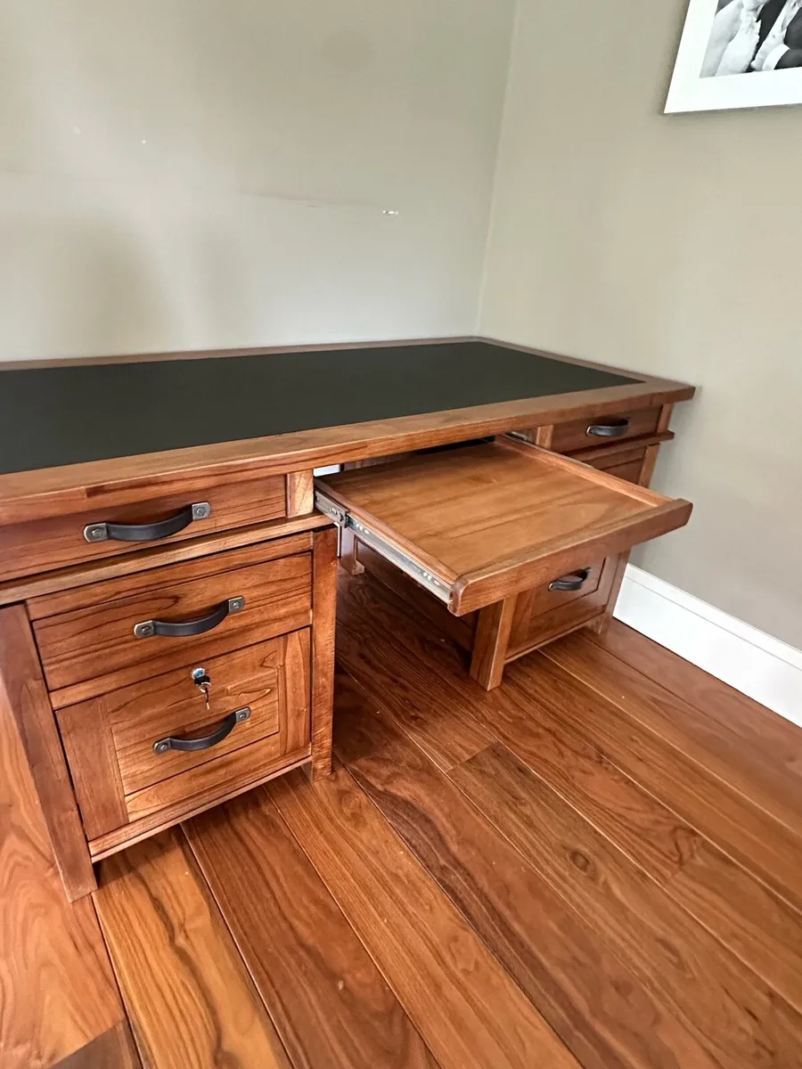 Desk & Pedestal - Image 4