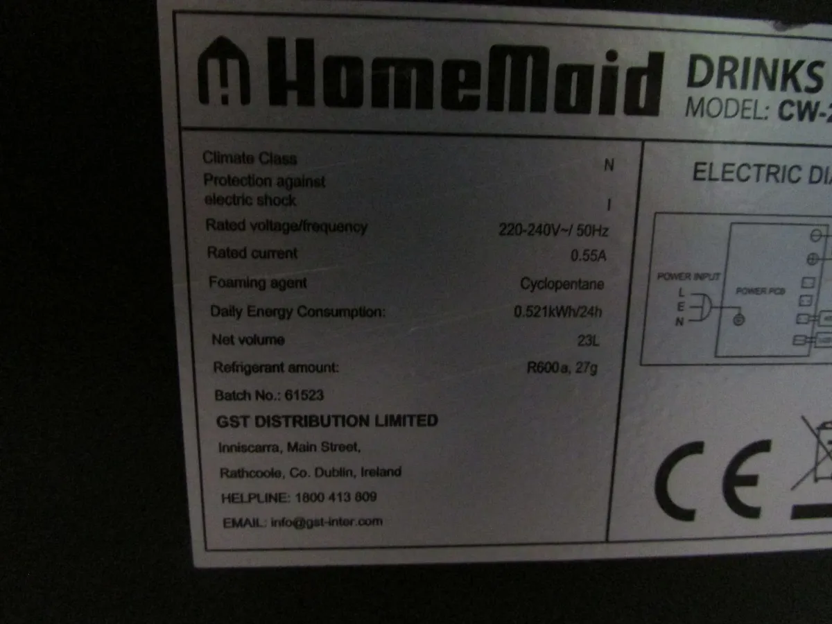 HomeMoid Drinks Fridge - Image 2