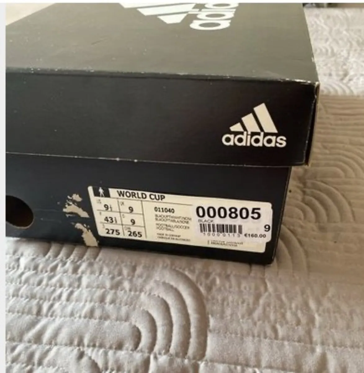 Adidas World Cup Football Boots Size UK9 - Image 4