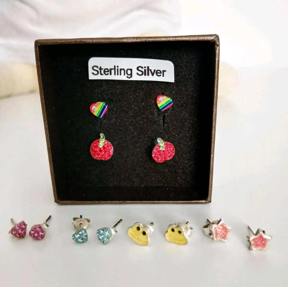 Girl's NEW Silver Earrings