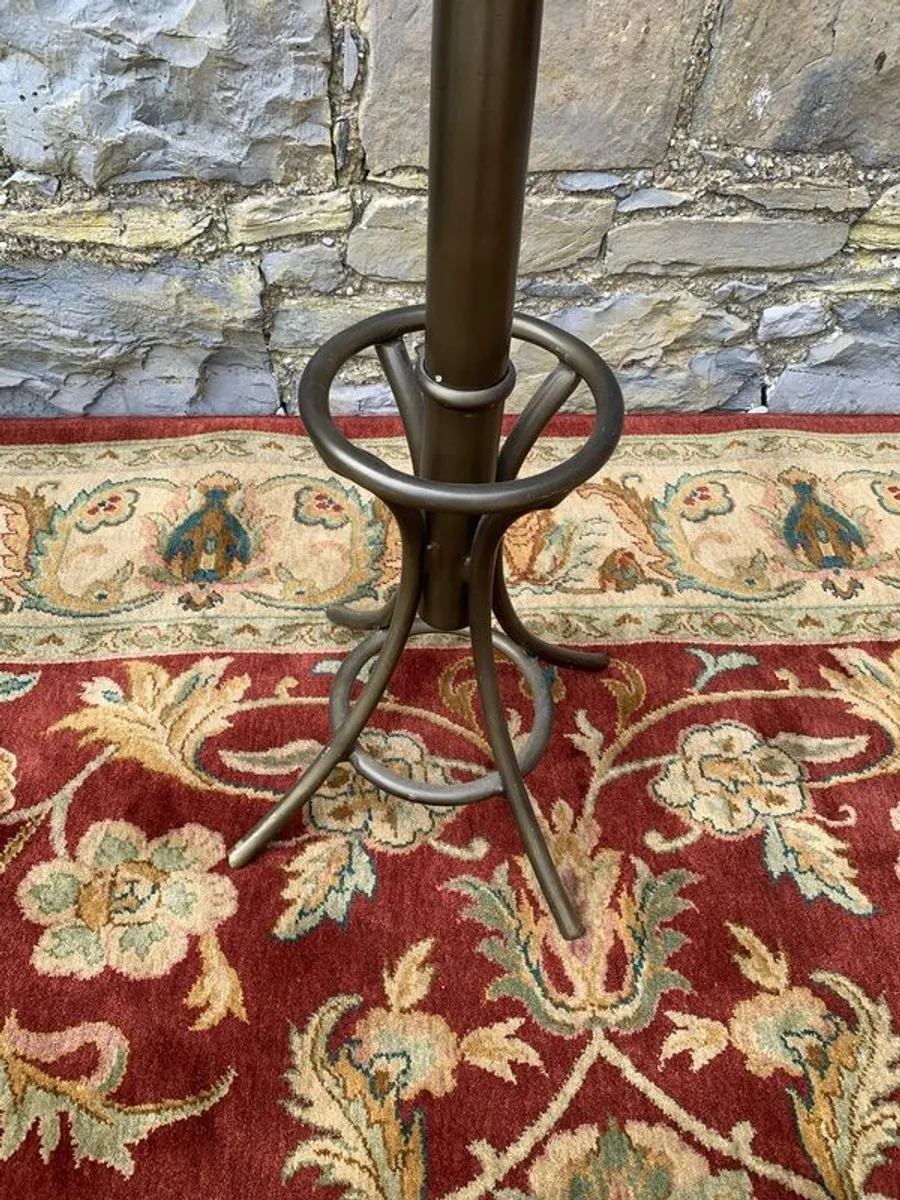 Heavy Bronze Effect Coat and Hat Stand. - Image 3