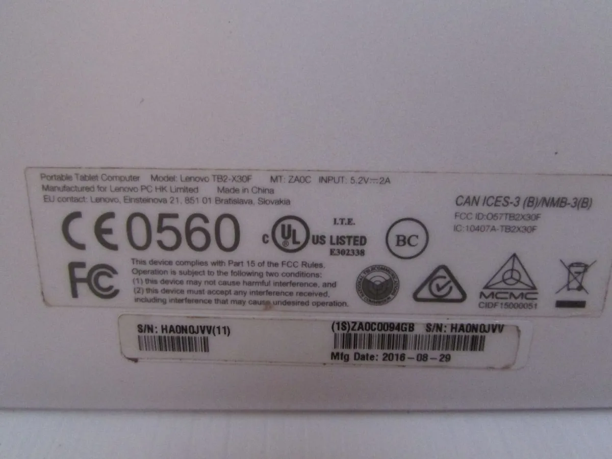 Lenovo Tablet - Image 3