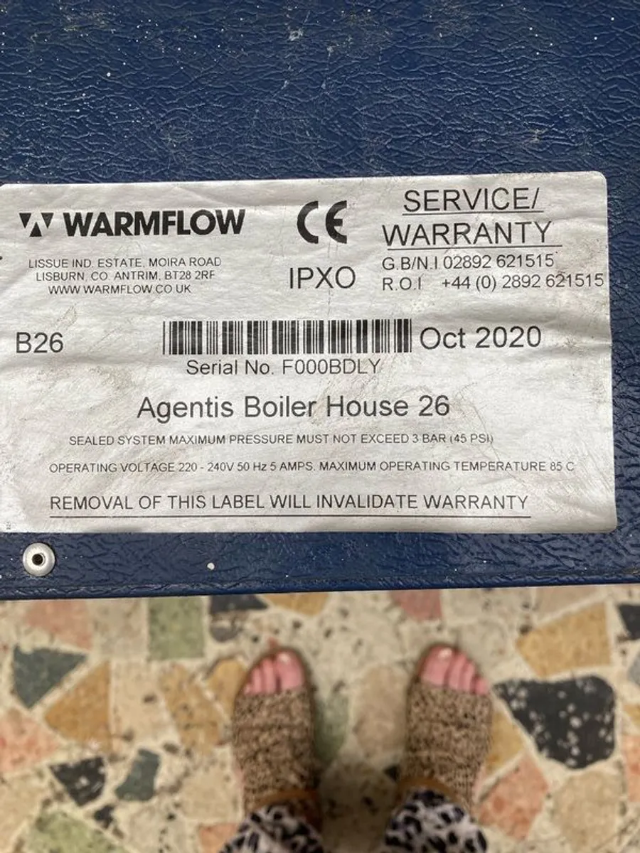 warmflow oil boiler - Image 3