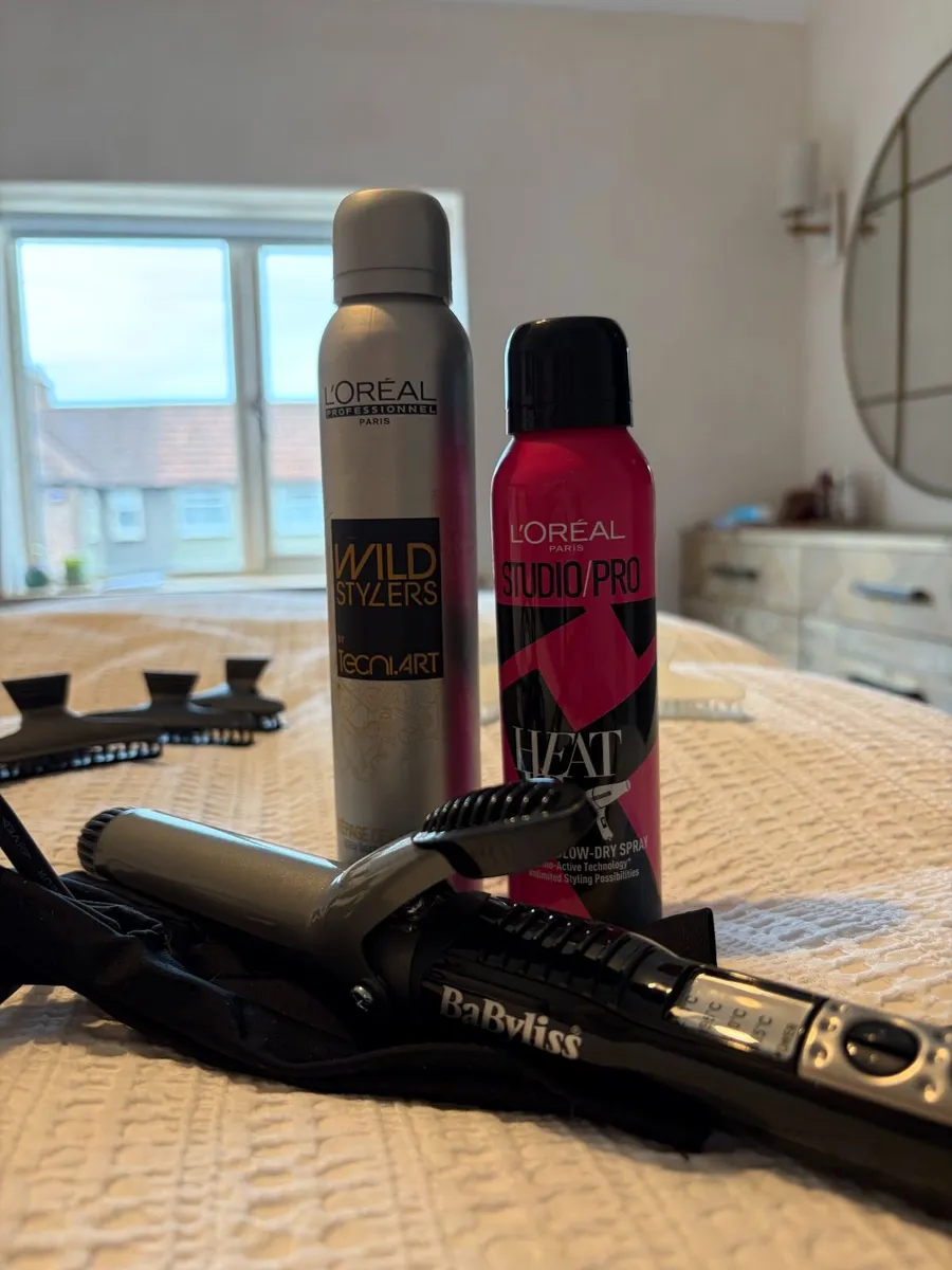 BaByliss Curling Tong Styling Bundle and LOreal - Image 1