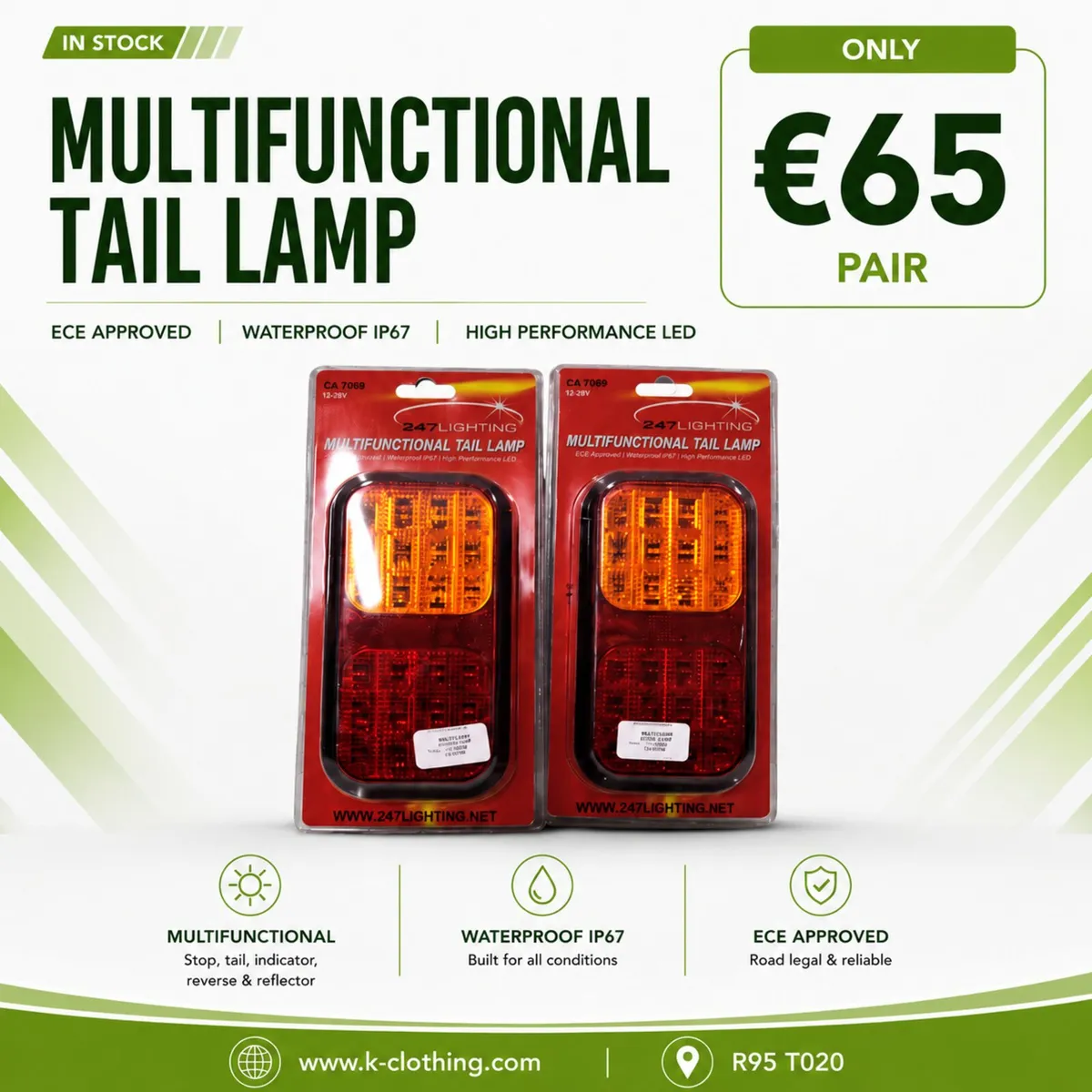247 Lighting Multifunctional Tail Lamp
