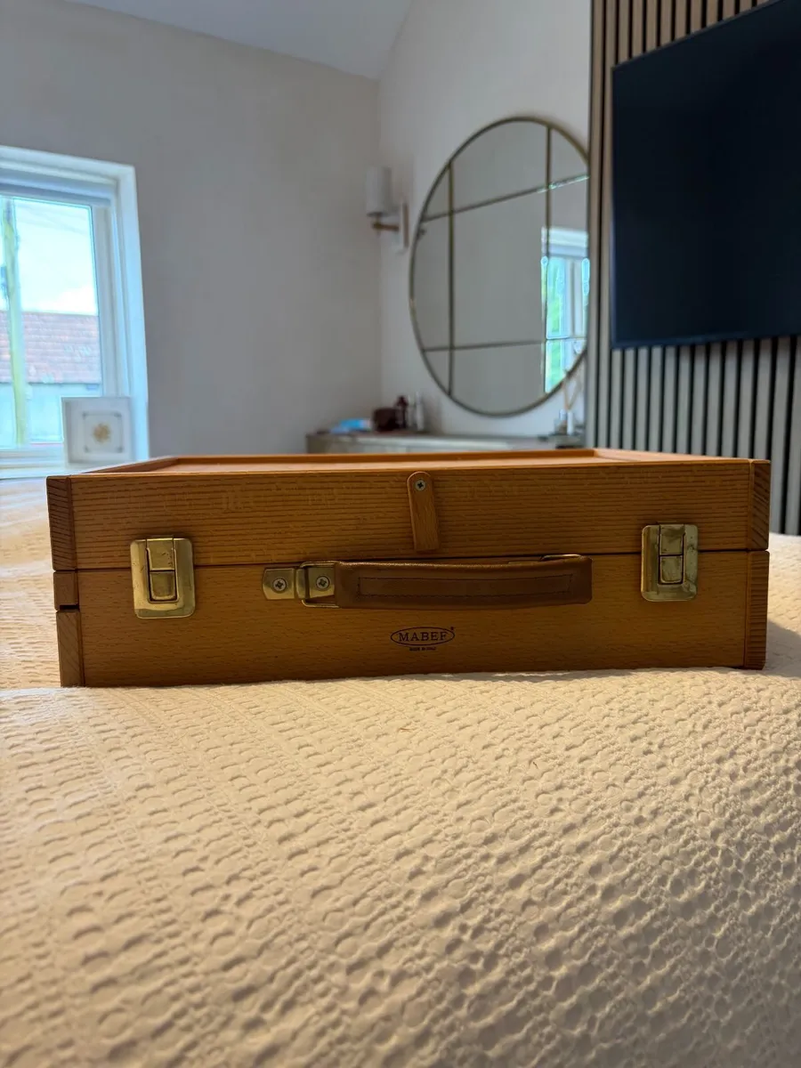 Mabef Italian Beechwood Table Easel & Sketch Box - Image 3