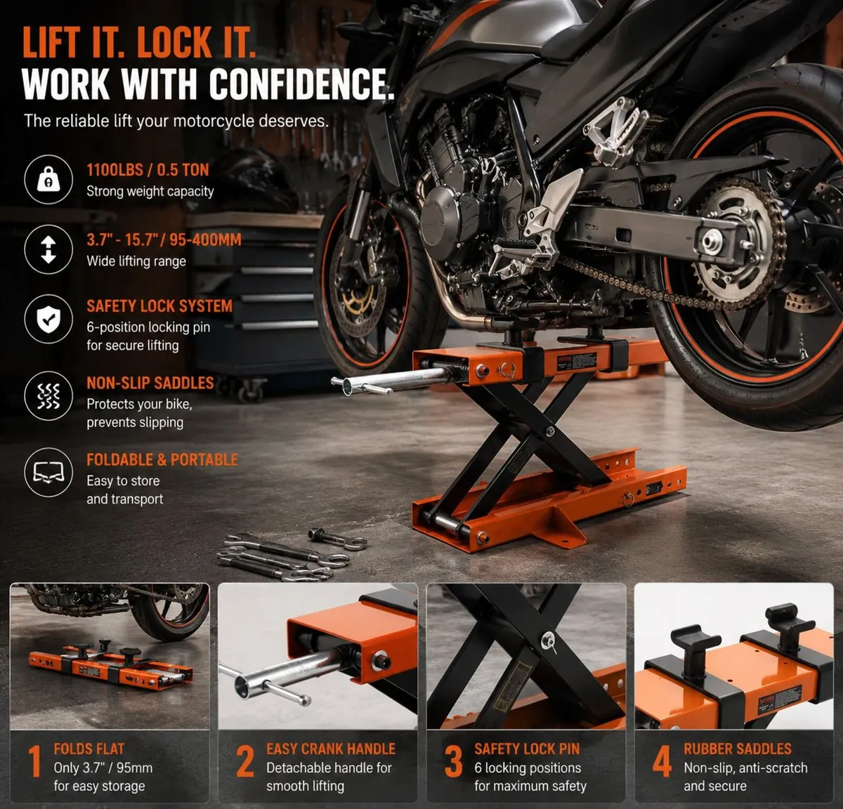 Motorcycle Scissor Jack Motorcycle Scissor Jack - Image 3