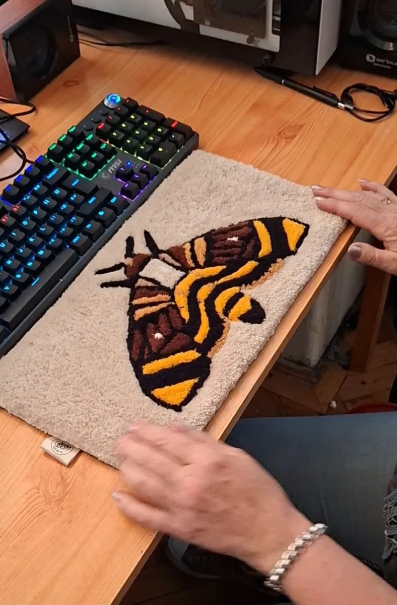 Handmade Tufted Keyboard Wrist Rests - Image 3