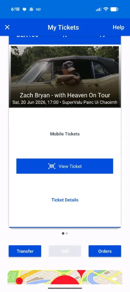 Zach Bryan -CORK- SAT 20th June - 2 SEATED tickets