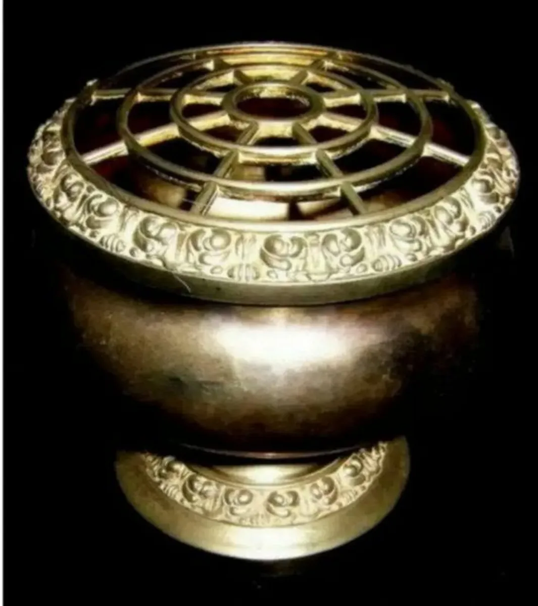 Vintage EPNS Silver Rose Bowl - Image 1