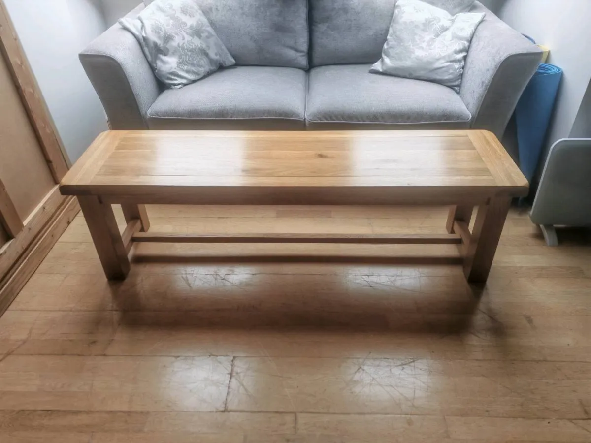 Solid oak kitchen Bench - Image 1