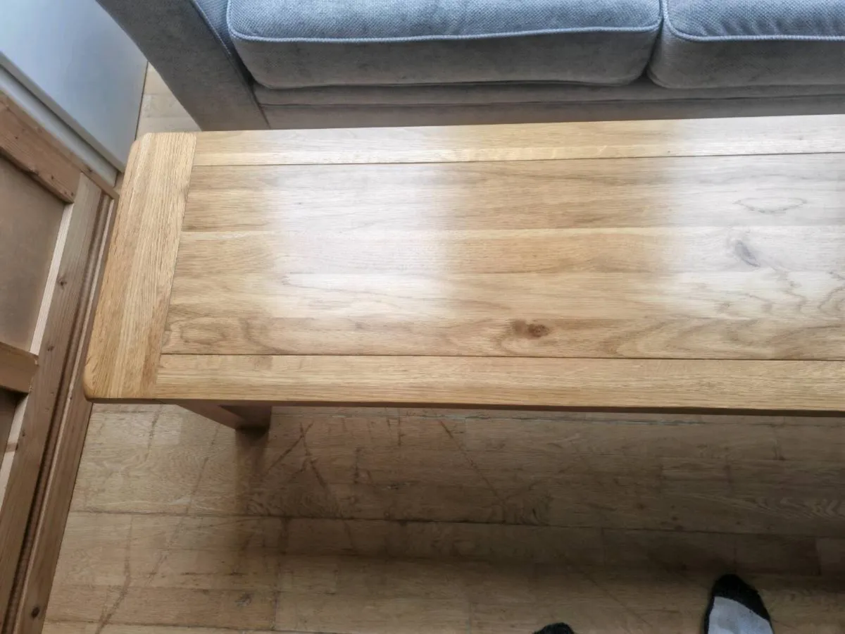 Solid oak kitchen Bench - Image 3