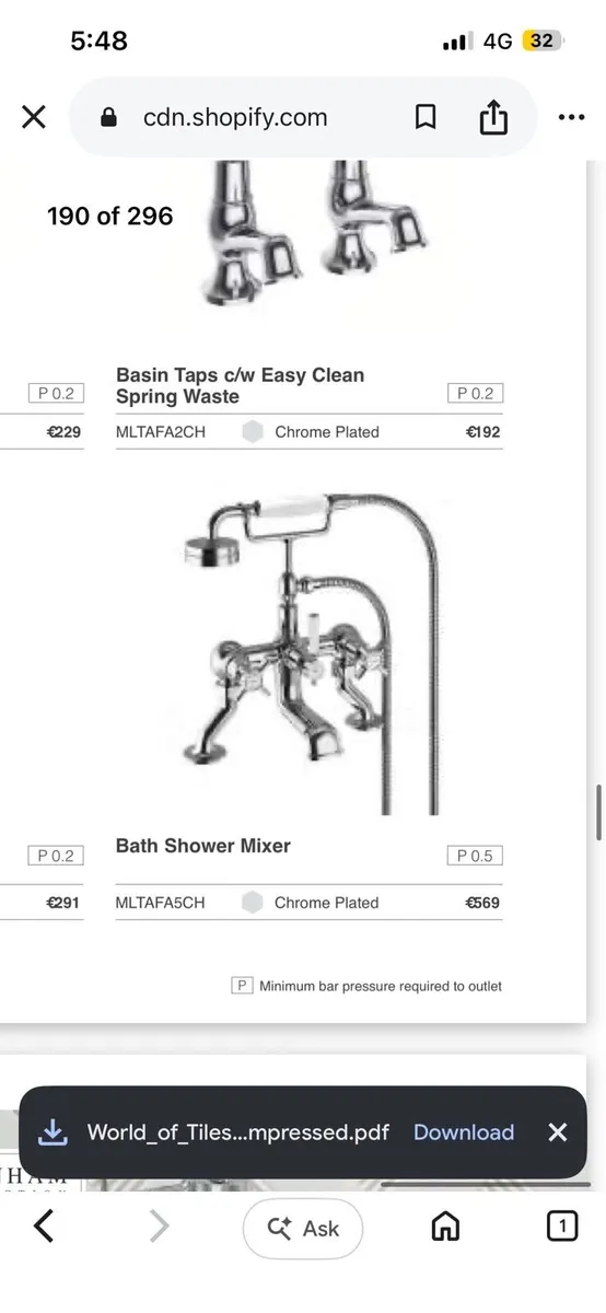 Farnham bath shower mixer - Image 3