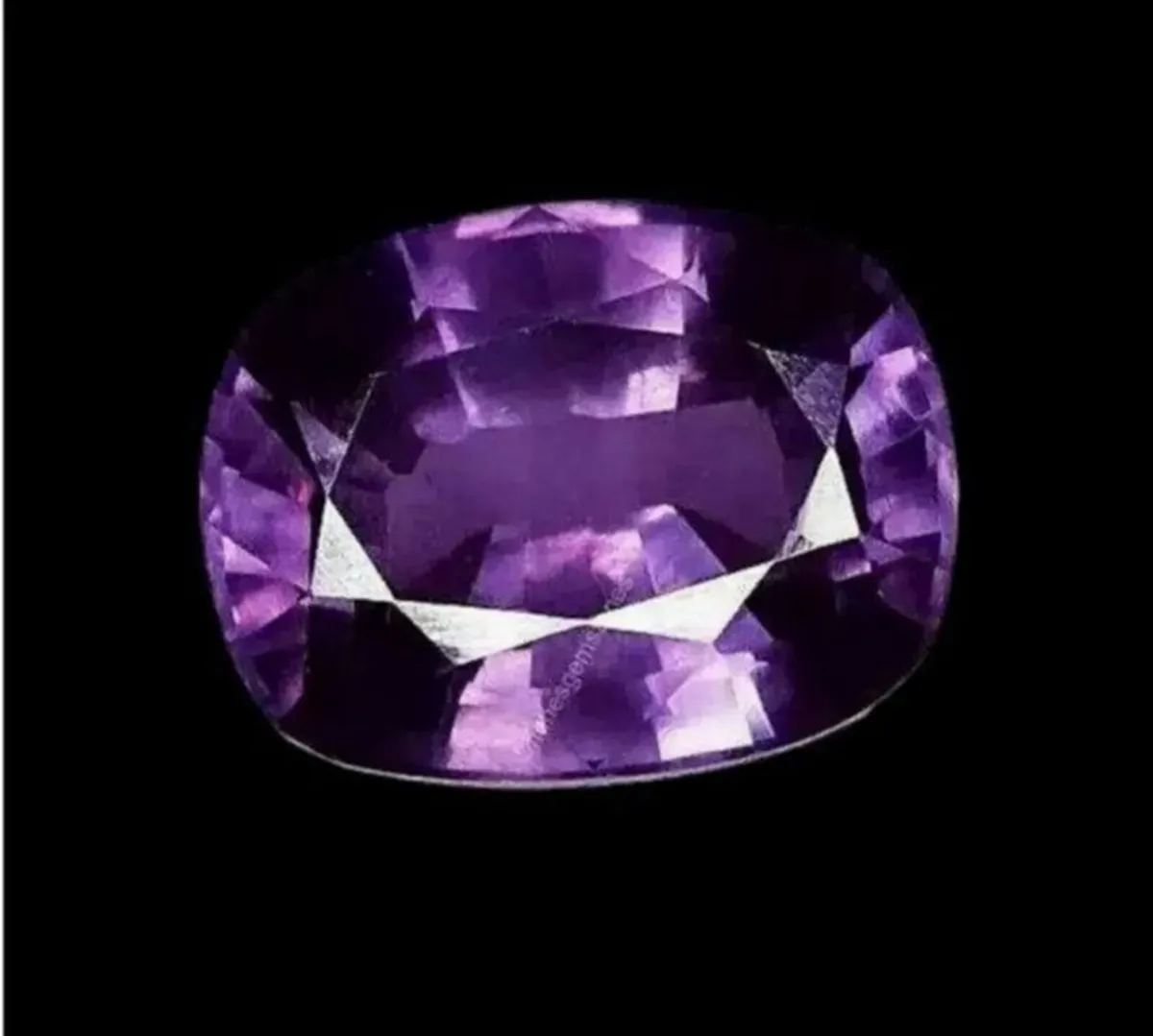 Cushion Cut Natural Amethyst Gemstone - Image 2