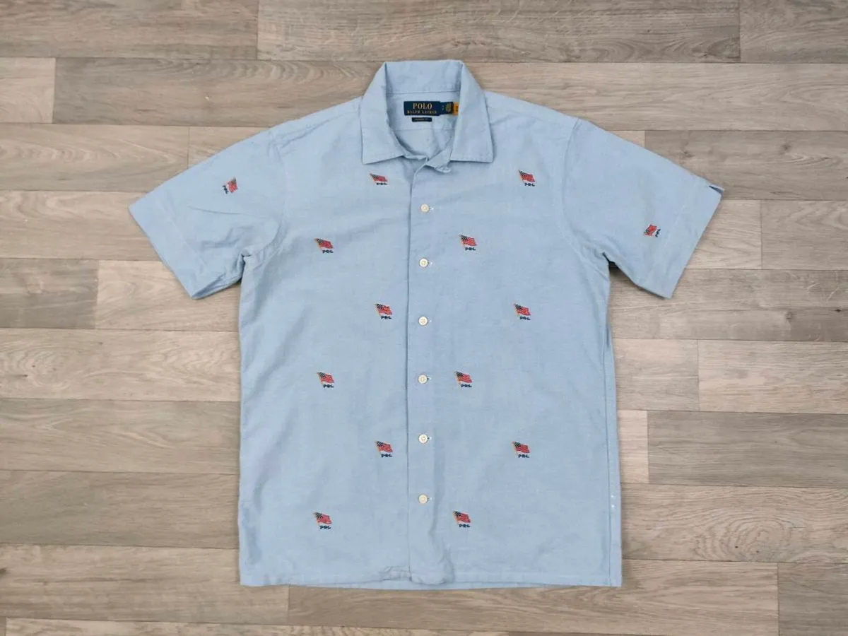 Polo Ralph Lauren Embroidered Short Sleeve Shirt S - Image 1