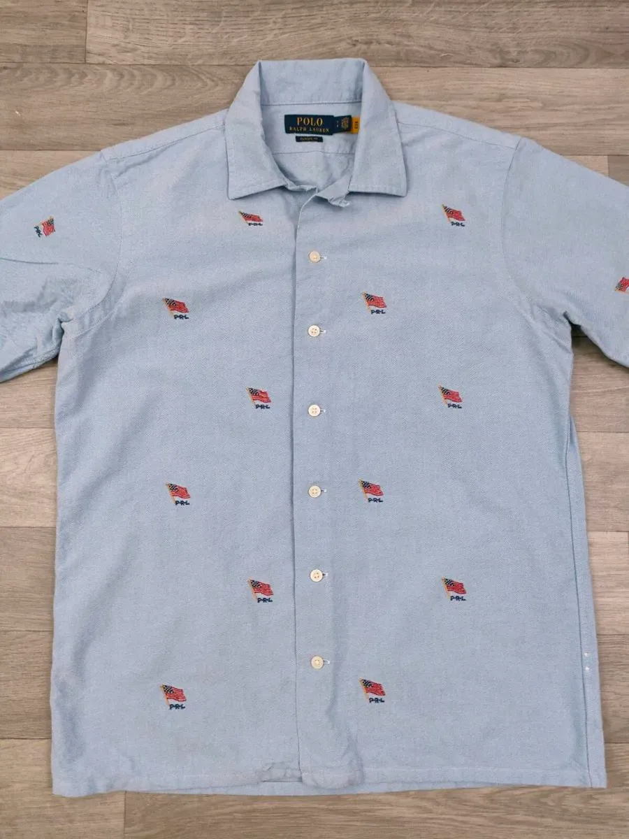 Polo Ralph Lauren Embroidered Short Sleeve Shirt S - Image 2
