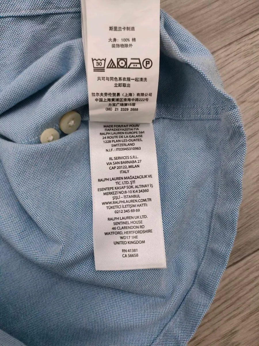 Polo Ralph Lauren Embroidered Short Sleeve Shirt S - Image 4