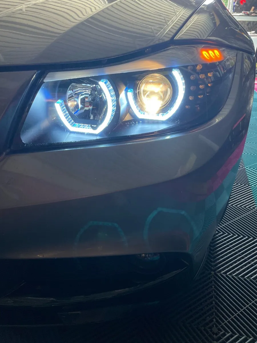 BMW 3 series Blue Halo LED Headlights Pair - Image 3