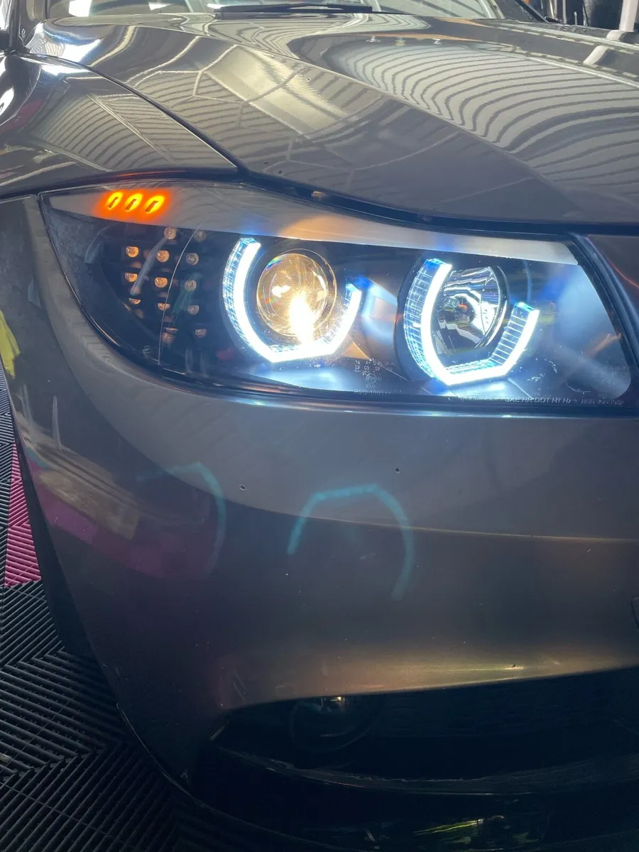BMW 3 series Blue Halo LED Headlights Pair - Image 4