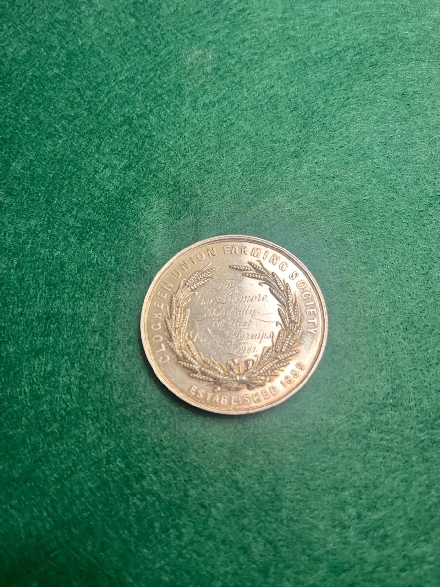 Rare 1861 Silver Clogheen Union Farmers Society - Image 2