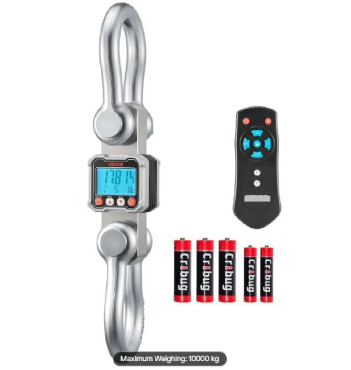 Digital Crane Scale, 22000 lbs/10 T Max Capacity, - Image 1