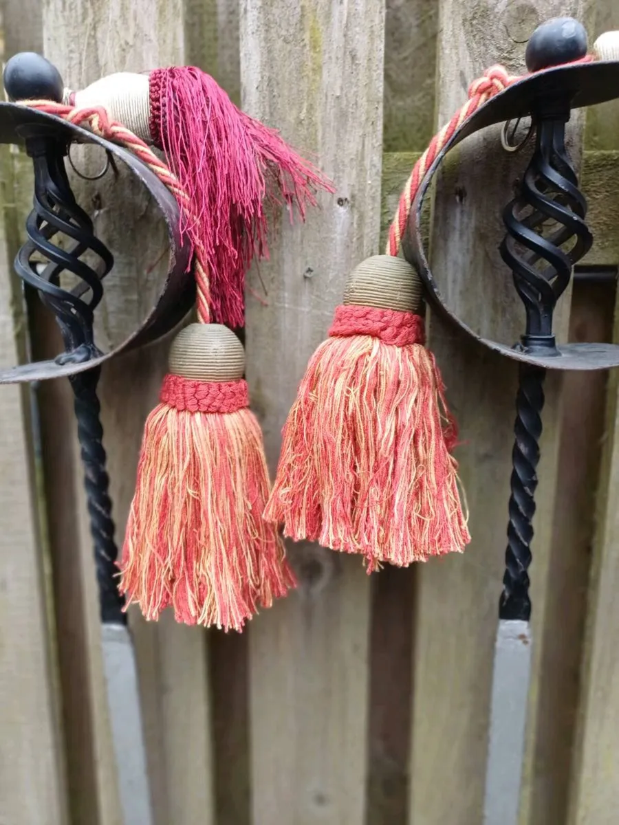 Vintage Wrought Iron Fire Irons - Image 3