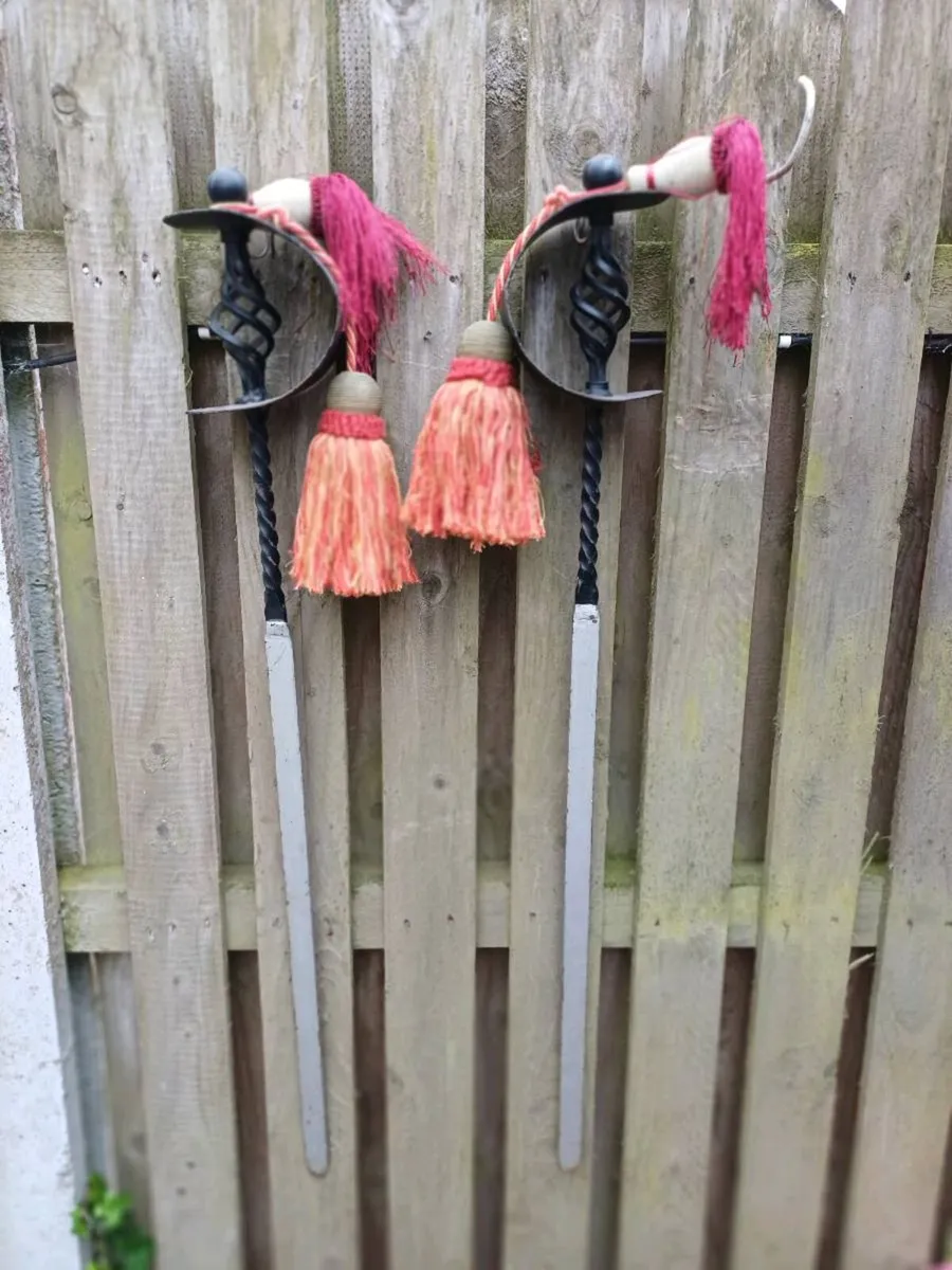 Vintage Wrought Iron Fire Irons - Image 4