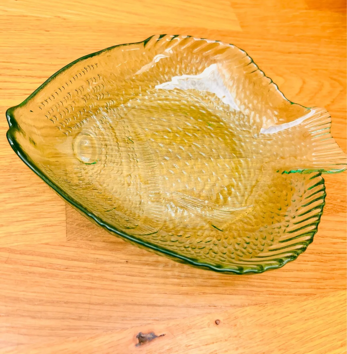 Vintage glass fish dish - Image 3